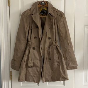 Forever 21 Khaki A-line trench coat
